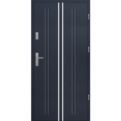 Drzwi T49 A7 INOX Antracyt 72 mm